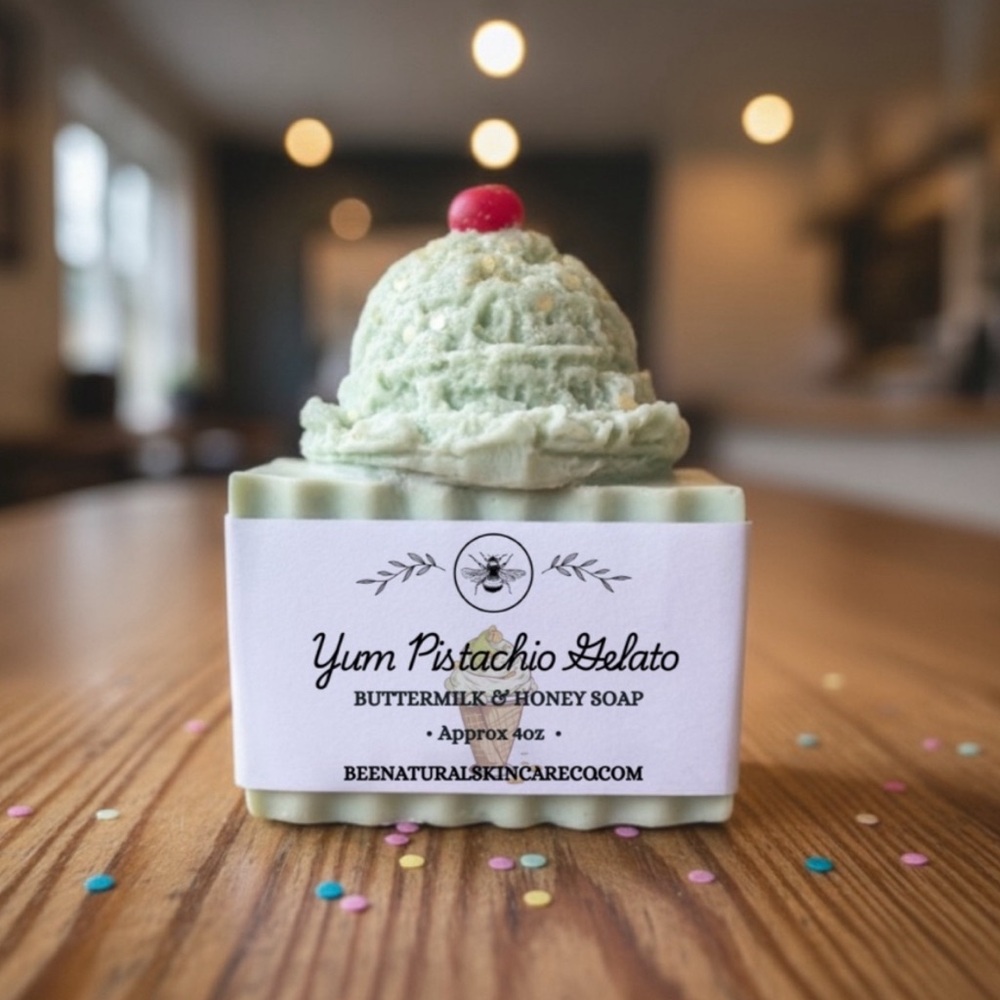 Yum Pistachio Gelato Buttermilk & Honey Soap